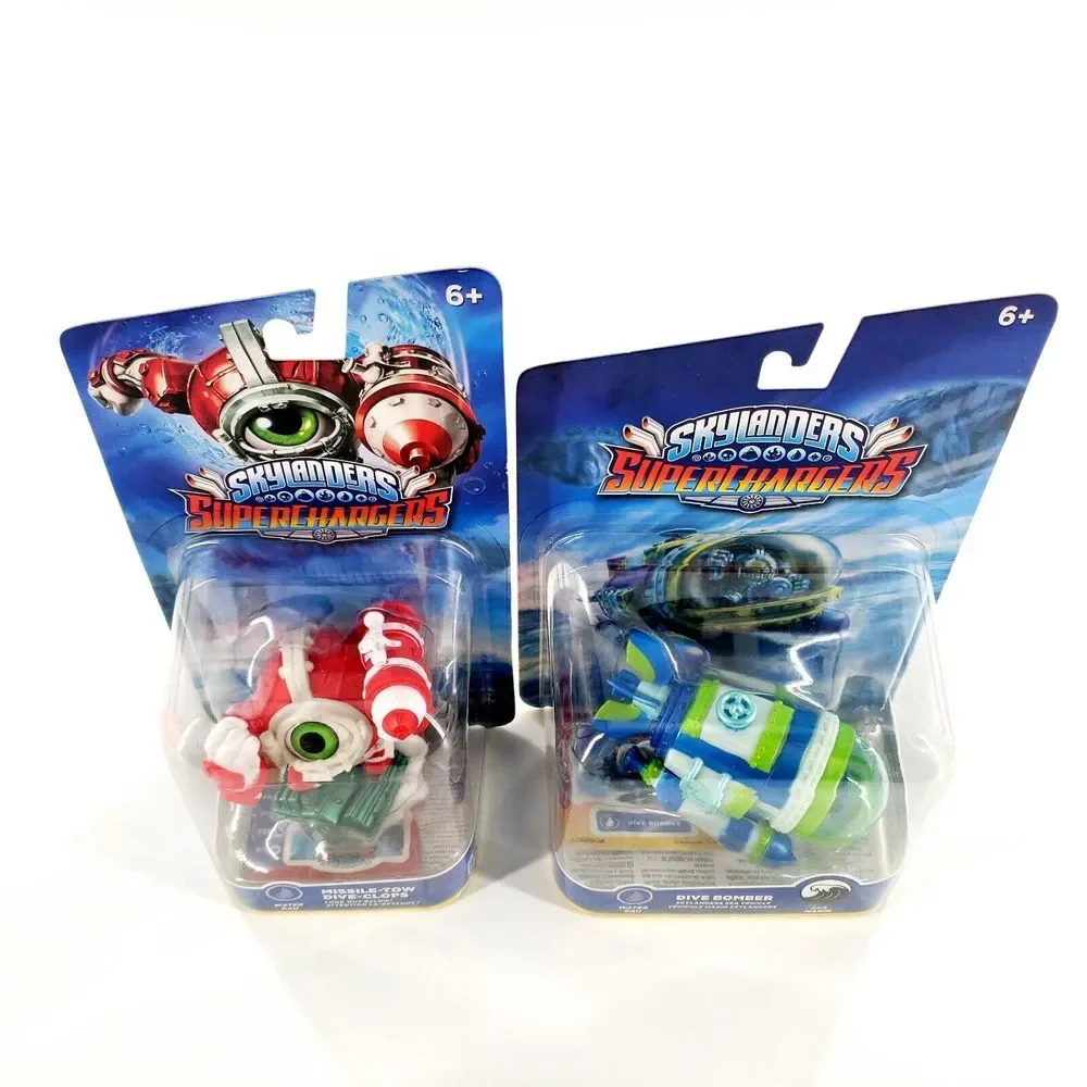 Skylanders Superchargers Missile Tow Dive Clops & Dive Bomber Character Sealed